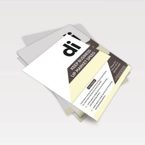 Projekt ulotki nieskładanej